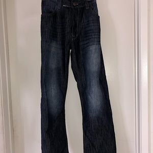 PD & C straight leg dark wash jeans